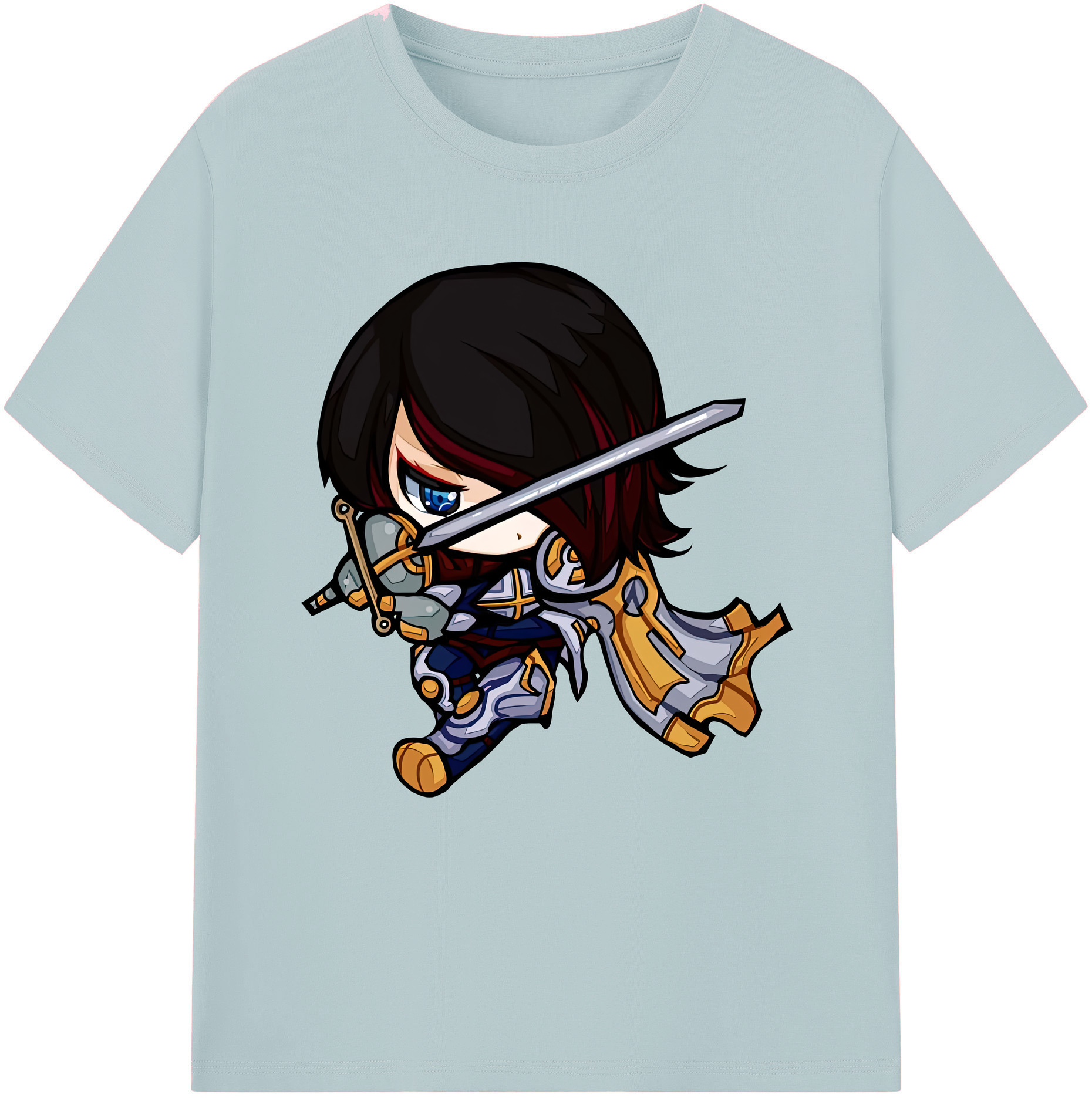 リーグ・オブ・レジェンド League of Legends LOL 綿100％半袖Tシャツ（フロントプリント）